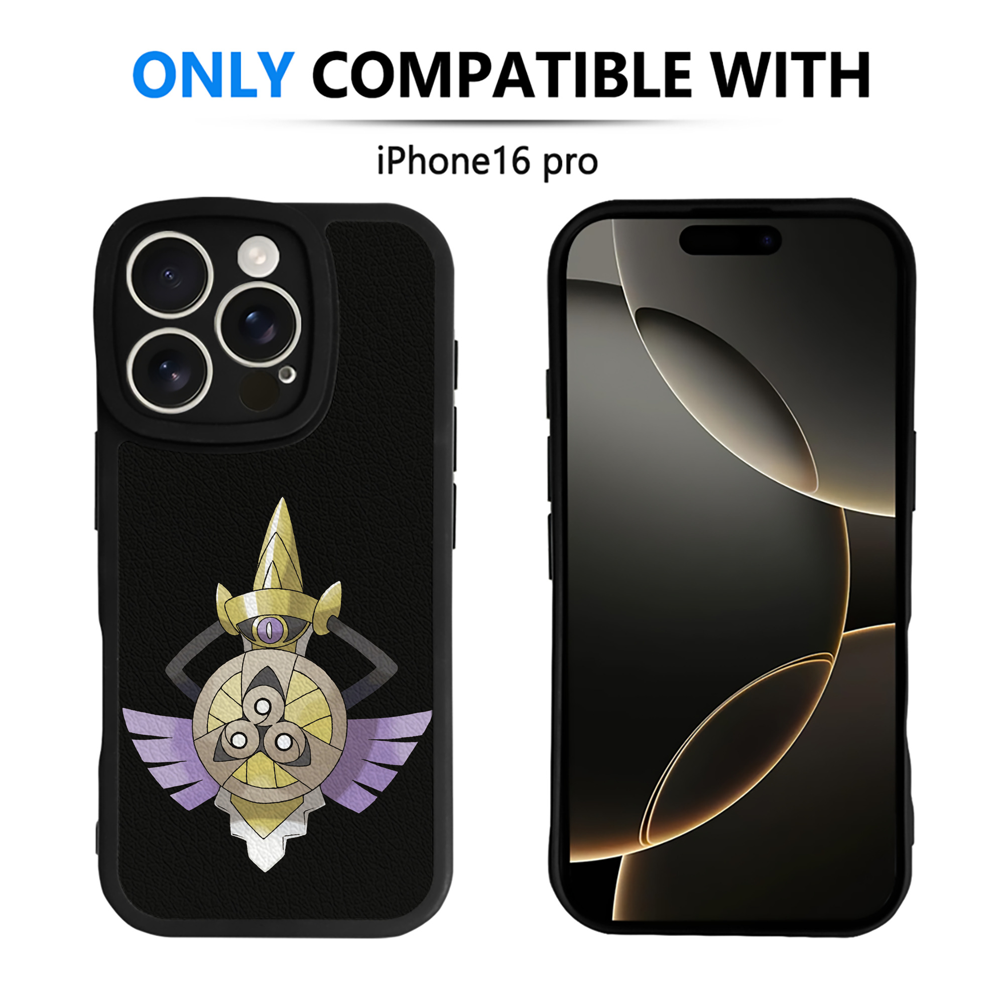 （画像用） ポケットモンスター Pokémon 【iPhone 16シリーズ対応】シリコンスマホケース（レザー調） 材質：シリコン